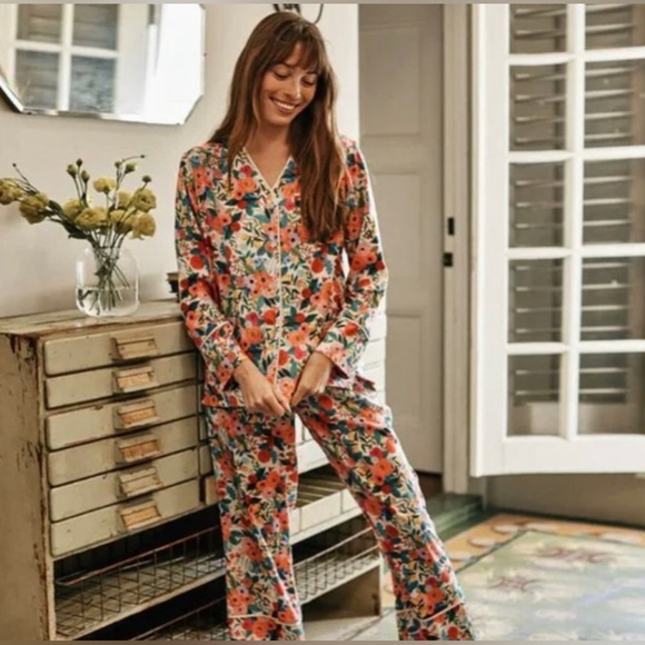 Other - Summersalt Rifle Paper Company Cloud 9 Garden Party Silky Pajama Set Large